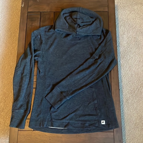 Cowl neck hooded sweatshirt - Picture 1 of 3